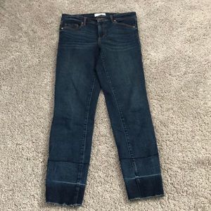 Ann Taylor Loft modern skinny ankle jeans